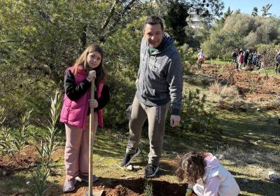 Δενδροφύτευση Άνω Βούλα - 19.01.2025